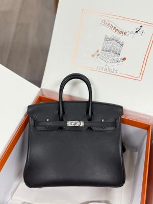 cheap quality Hermes Birkin 25 Swift 89 Noir PHD